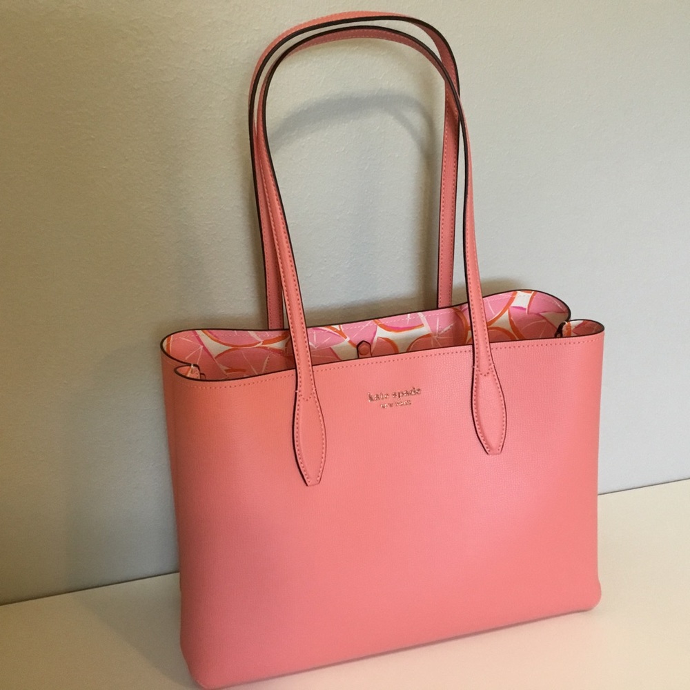 Kate Spade All Day Grapefruit Large Tote NWT